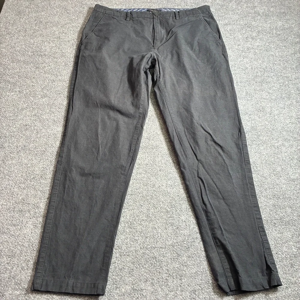 Banana Republic‎ Vintage Straight Pants Mens 36x34 Gray Cotton Chinos